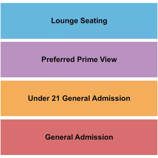 seating chart for Hochatown Saloon - GA/Preferred - eventticketscenter.com