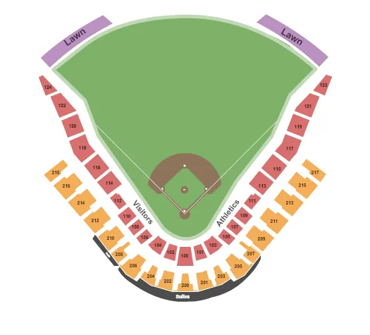 Baseball Seating Map