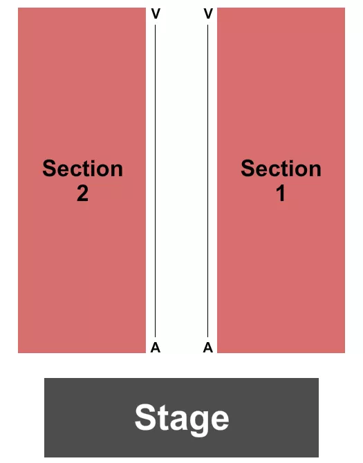 seating chart for Holiday Inn - Fargo - Endstage - eventticketscenter.com