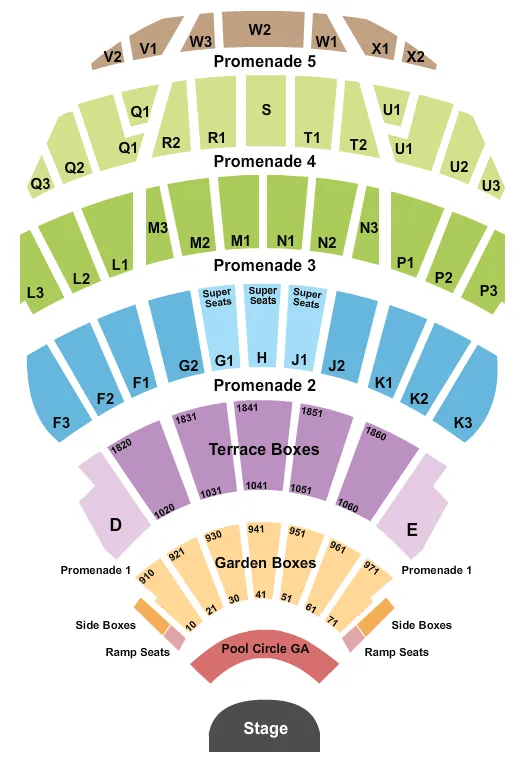 Hollywood Bowl Tickets Seating Chart Etc