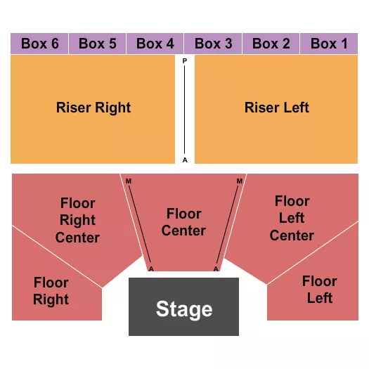 seating chart for Hollywood Casino - Lawrenceburg - Endstage - eventticketscenter.com