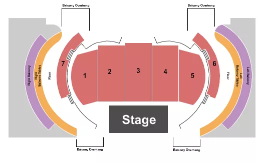 seating chart for Hollywood Palladium - Endstage 2 - eventticketscenter.com