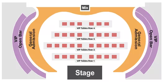 seating chart for Hollywood Palladium - GA/VIP Open Bar & Tables - eventticketscenter.com