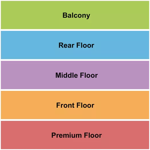 seating chart for Hollywood Theatre - Vancouver - All GA - eventticketscenter.com