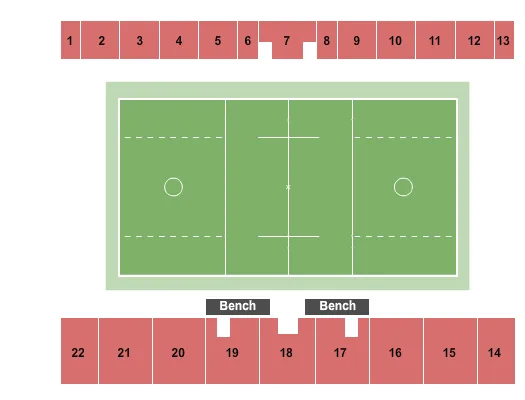seating chart for Homewood Field - Lacrosse - eventticketscenter.com
