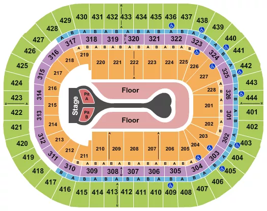 seating chart for Honda Center - Benson Boone - eventticketscenter.com