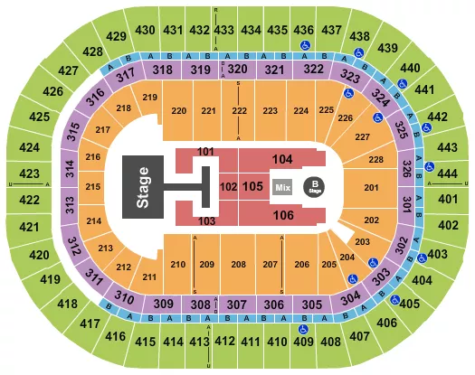 seating chart for Honda Center - Descendants & Zombies - eventticketscenter.com