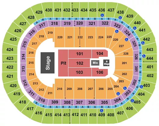 seating chart for Honda Center - Forrest Frank - eventticketscenter.com