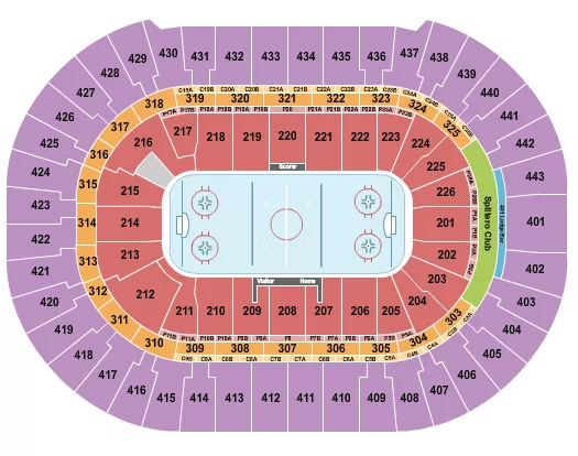seating chart for Honda Center - Hockey 2 - eventticketscenter.com