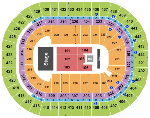 seating chart for Honda Center - Ricardo Arjona - eventticketscenter.com
