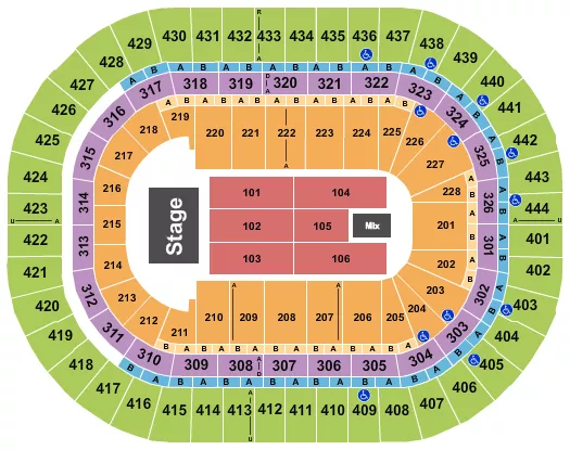 seating chart for Honda Center - Shahram Shabpareh - eventticketscenter.com