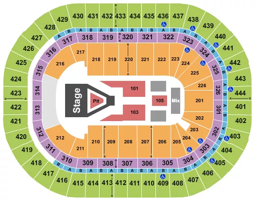 seating chart for Honda Center - V-Beyond - eventticketscenter.com