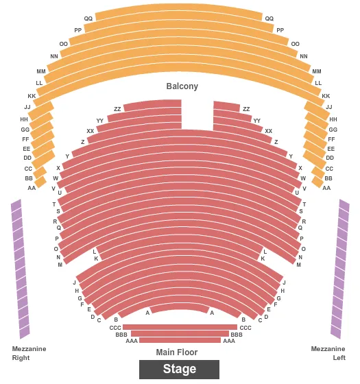 seating chart for Honeywell Center - End Stage - eventticketscenter.com