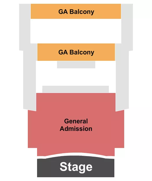 seating chart for House Of Blues - Chicago - GA Floor/GA Balcony - eventticketscenter.com