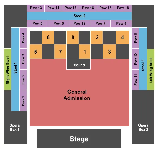 seating chart for House Of Blues - Myrtle Beach - Black Viel Brides - eventticketscenter.com