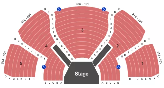 seating chart for Hubbard Stage - Alley Theatre - Endstage - eventticketscenter.com