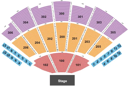 seating chart for The Theater At Madison Square Garden - End Stage - eventticketscenter.com