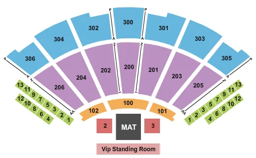 seating chart for The Theater At Madison Square Garden - Wrestling - eventticketscenter.com
