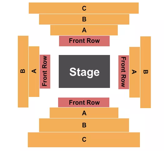 seating chart for Hyatt Regency - Newport Beach - Candlelight - eventticketscenter.com