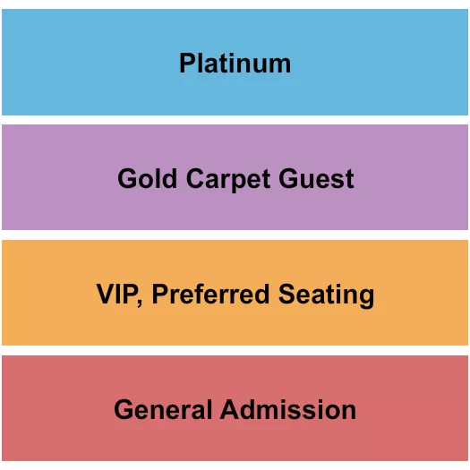 seating chart for Hyena's Comedy Night Club - Fort Worth - GA/Plat/Gold/VIP - eventticketscenter.com