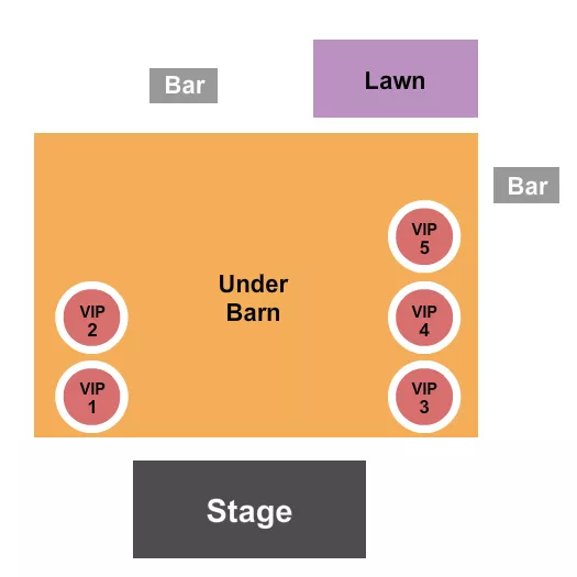 seating chart for I Bar Ranch - Under Barn/GA/VIP - eventticketscenter.com