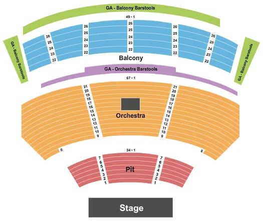 seating chart for IP Casino Resort And Spa - Endstage 2 - eventticketscenter.com