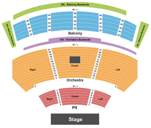 seating chart for IP Casino Resort And Spa - End Stage - eventticketscenter.com