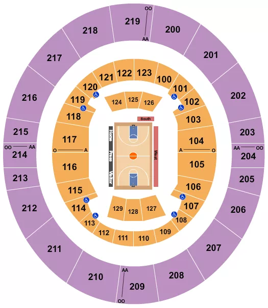 ISU Hulman Center Tickets & Seating Chart - ETC