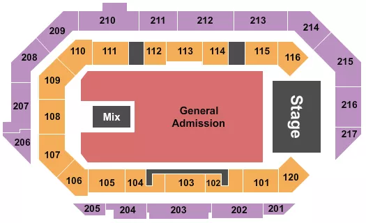 Idaho Central Arena Tickets & Seating Chart - ETC