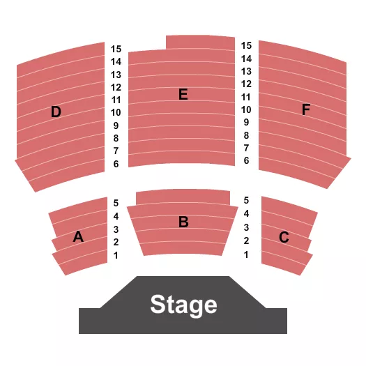seating chart for Illinois Central College Performing Arts Center - Endstage - eventticketscenter.com