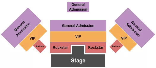 seating chart for Imagine Showroom at Horseshoe Las Vegas - X Rocks - eventticketscenter.com