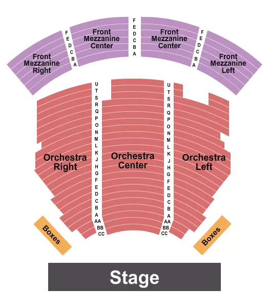 seating chart for Imperial Theatre - NY - Endstage 2 - eventticketscenter.com