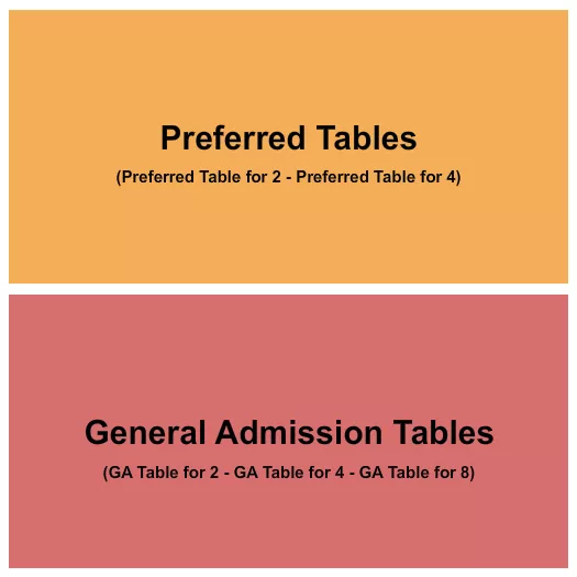 seating chart for Improv Comedy Club - Addison - GA / Preferred 3 - eventticketscenter.com