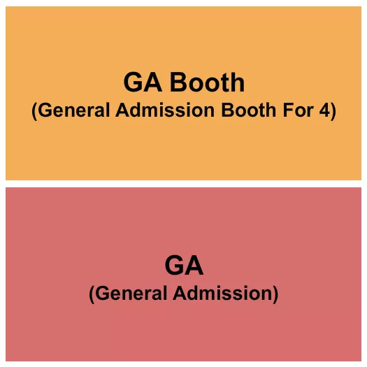 seating chart for Improv Comedy Club - Brea - GA/Booth - eventticketscenter.com