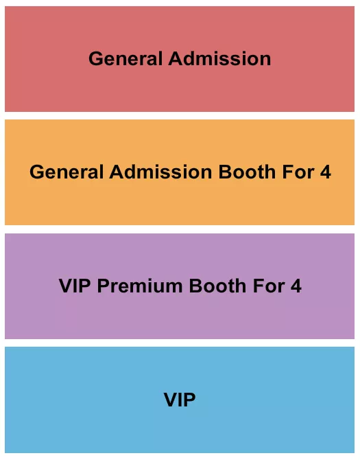 seating chart for Improv Comedy Club - Brea - GA/Booth/Prem/VIP - eventticketscenter.com