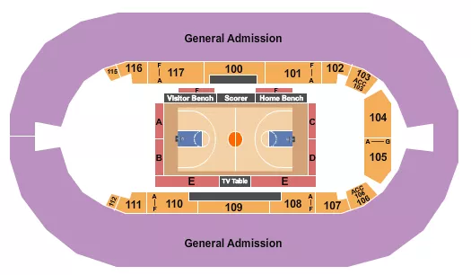 seating chart for Corteva Coliseum At Indiana State Fairgrounds - HBCU - eventticketscenter.com