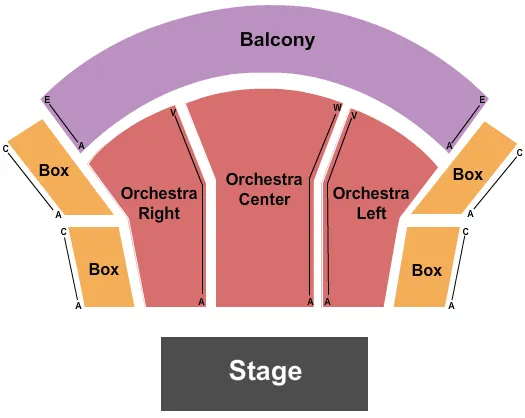 seating chart for Gas South Theater - Endstage 2 - eventticketscenter.com