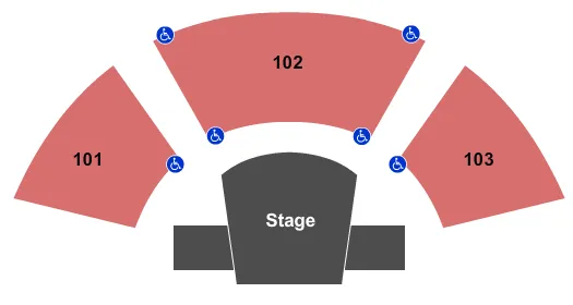 seating chart for Innovation Amphitheater - End Stage - eventticketscenter.com
