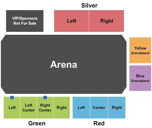 seating chart for Interior Provincial Exhibition - Rodeo - eventticketscenter.com