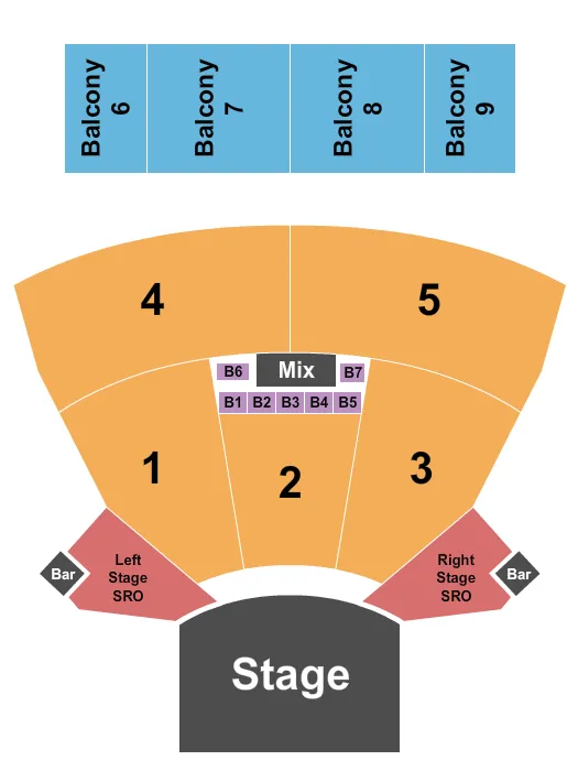 seating chart for International Westgate Theater At Westgate Las Vegas Resort & Casino - Endstage w/ Booths - eventticketscenter.com