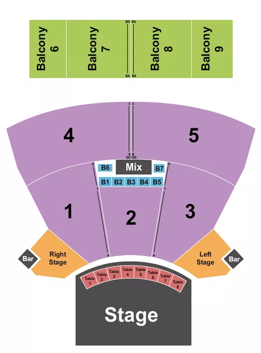 seating chart for International Westgate Theater At Westgate Las Vegas Resort & Casino - Tables - eventticketscenter.com
