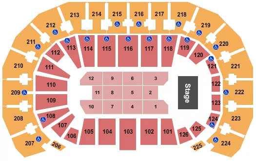 seating chart for INTRUST Bank Arena - Jelly Roll - eventticketscenter.com