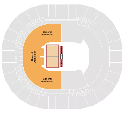 seating chart for Intuit Dome - Beach Volleyball - eventticketscenter.com