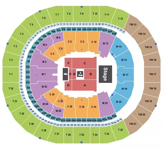 seating chart for Intuit Dome - Cyndi Lauper - eventticketscenter.com