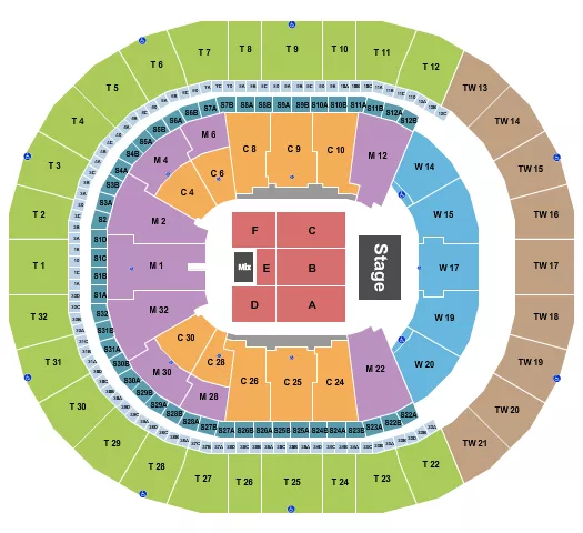 seating chart for Intuit Dome - Franco Escamilla - eventticketscenter.com