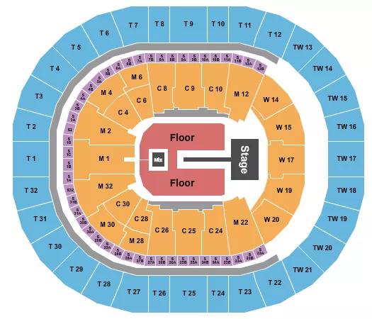 seating chart for Intuit Dome - Future - eventticketscenter.com