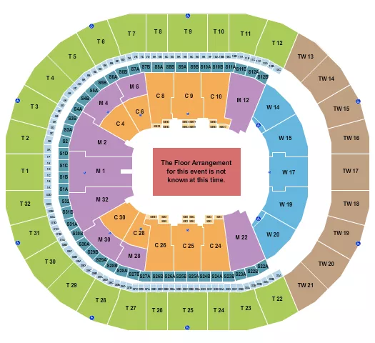 seating chart for Intuit Dome - Generic Floor Row - eventticketscenter.com