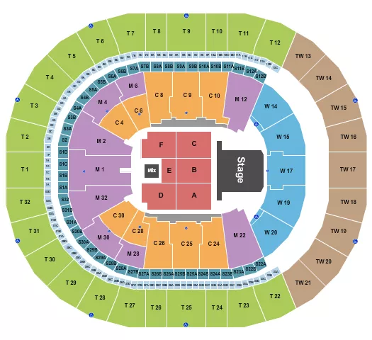 seating chart for Intuit Dome - Jingle Ball - eventticketscenter.com