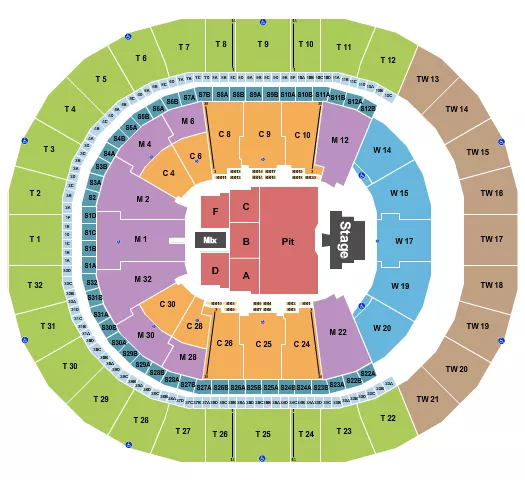 seating chart for Intuit Dome - Joji - eventticketscenter.com