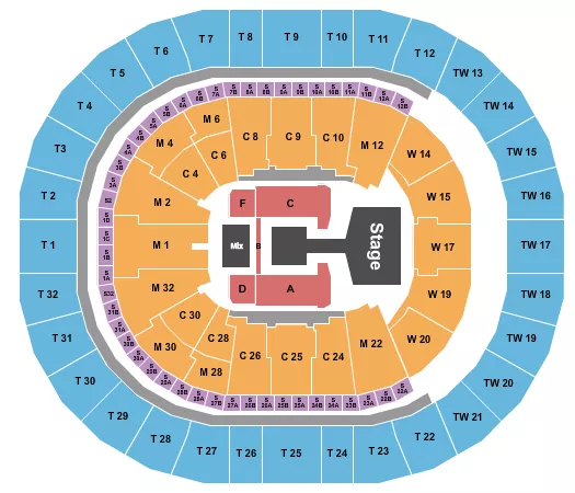 seating chart for Intuit Dome - NCT Dream - eventticketscenter.com